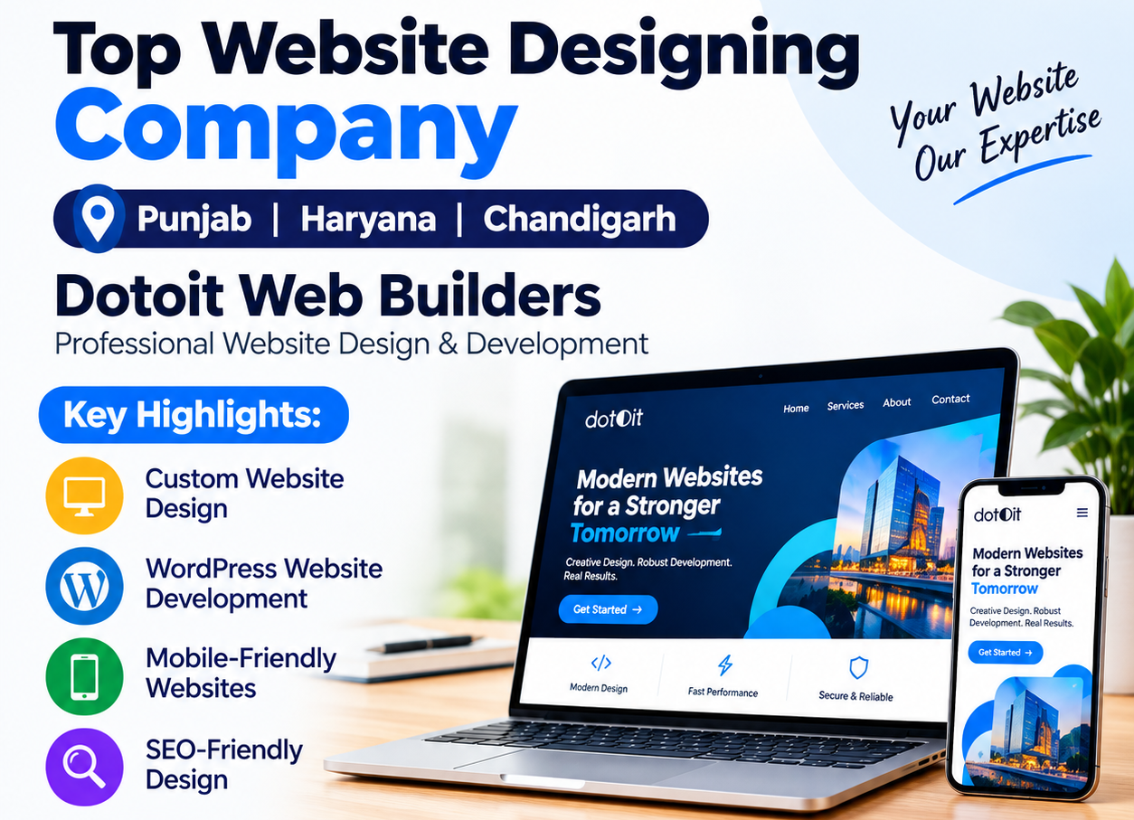 Dotoit Web Builders website designing services in Punjab, Haryana and Chandigarh