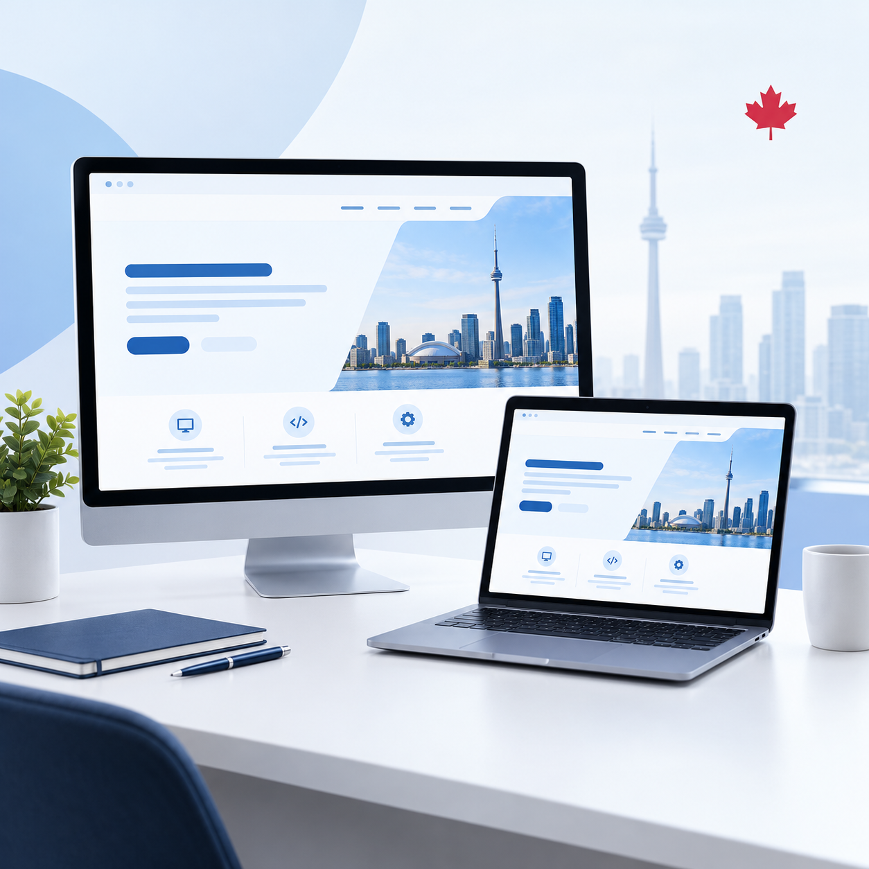 Website design and development company in India serving Canada
